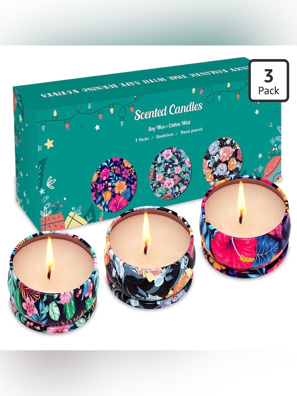 Boxed Set - 3 Pack Home Scented Candles